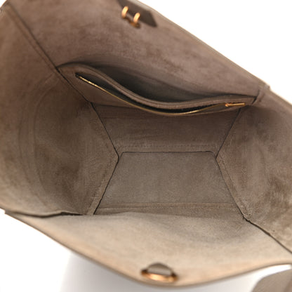 Celine Soft Grained Calfskin Sangle Bucket Bag Taupe 5 of 10