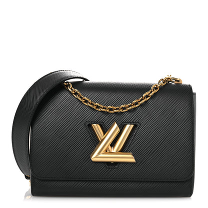 Louis Vuitton Epi Twist Shoulder Bag MM Black 1 of 13