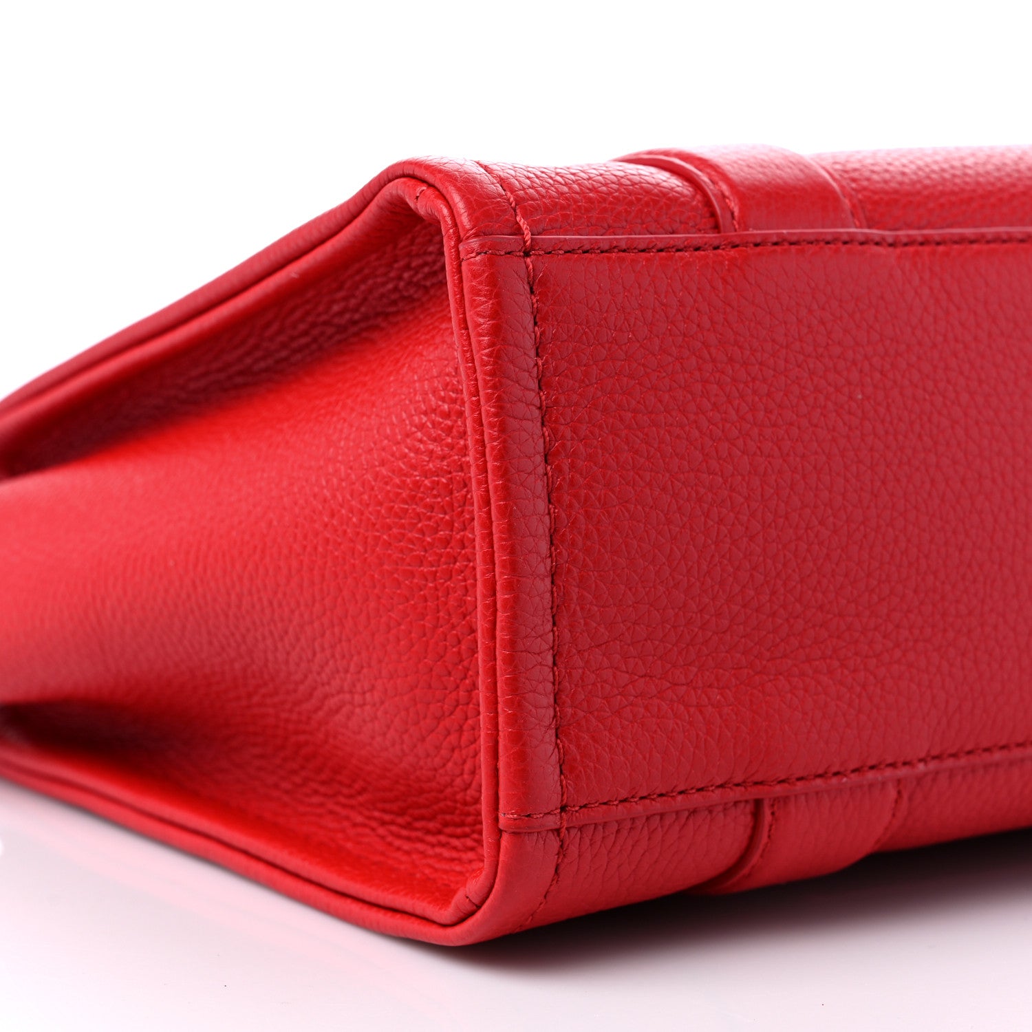 Marc Jacobs Grained Calfskin Small The Tote Bag True Red 8 of 9