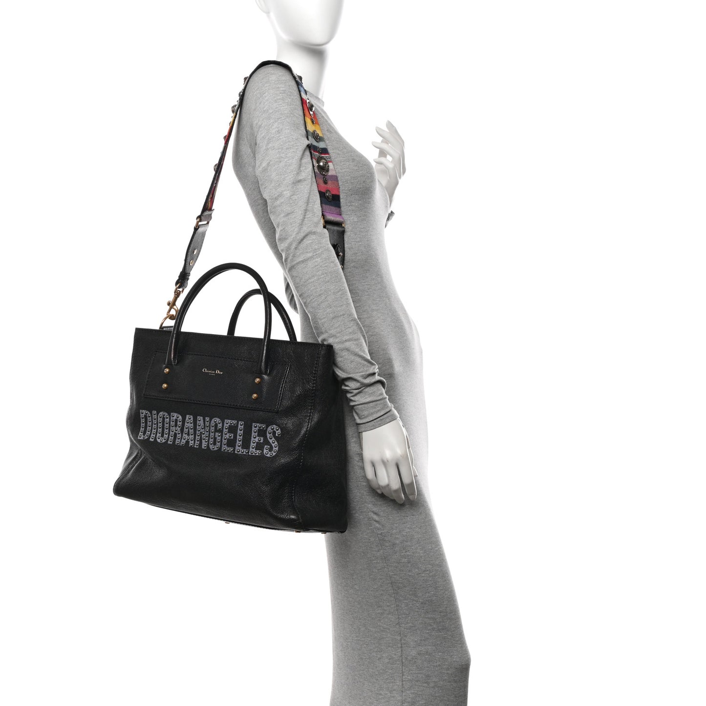 Goatskin DIORANGELES Tote Black
