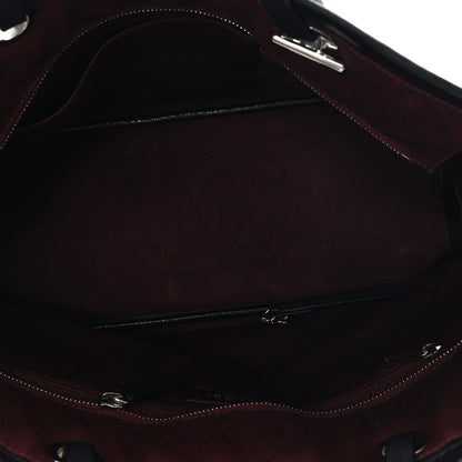 Chanel Grained Calfskin Shopping Fever Tote Black 5 of 10