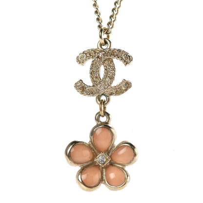 Chanel Enamel CC Camellia Pendant Necklace 4 of 5