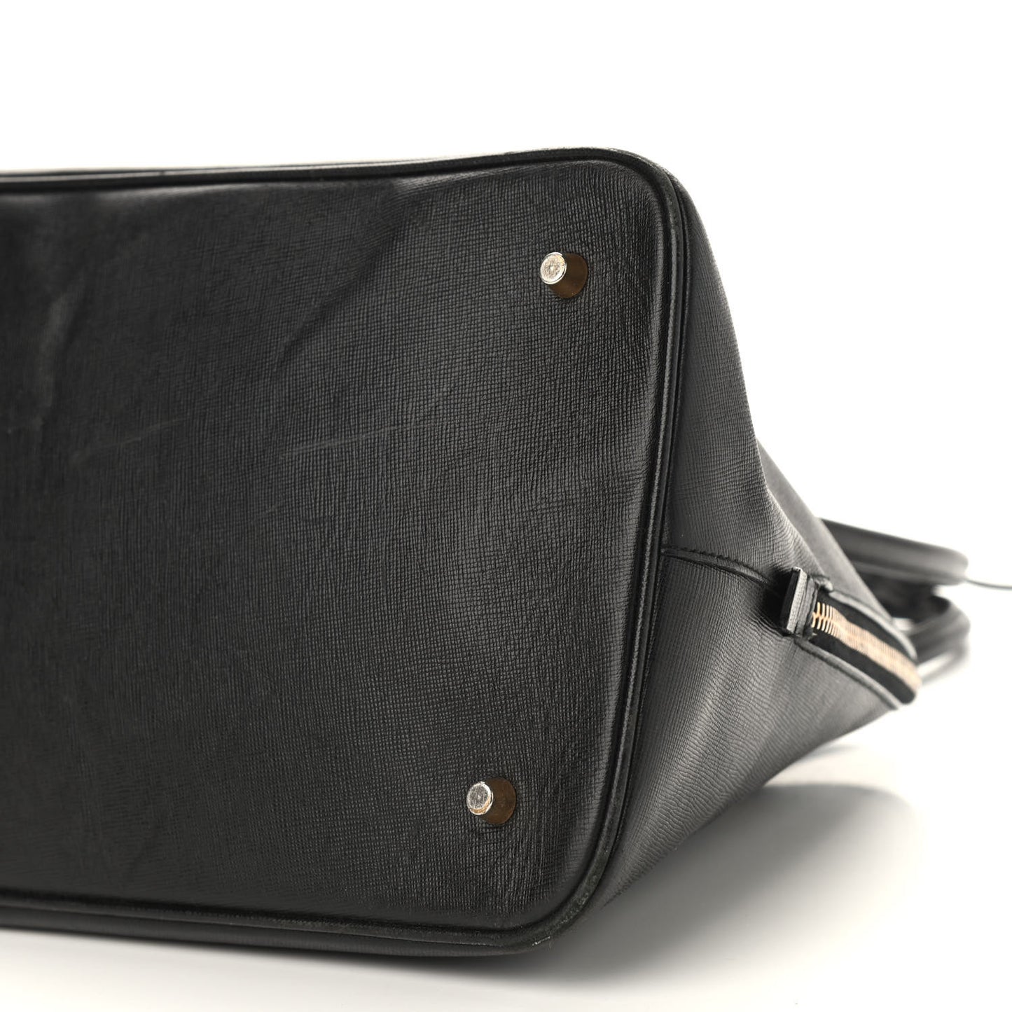 Saffiano Lux Large Promenade Tote Black