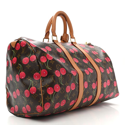 Louis Vuitton Monogram Cerises Keepall 45 3 of 10