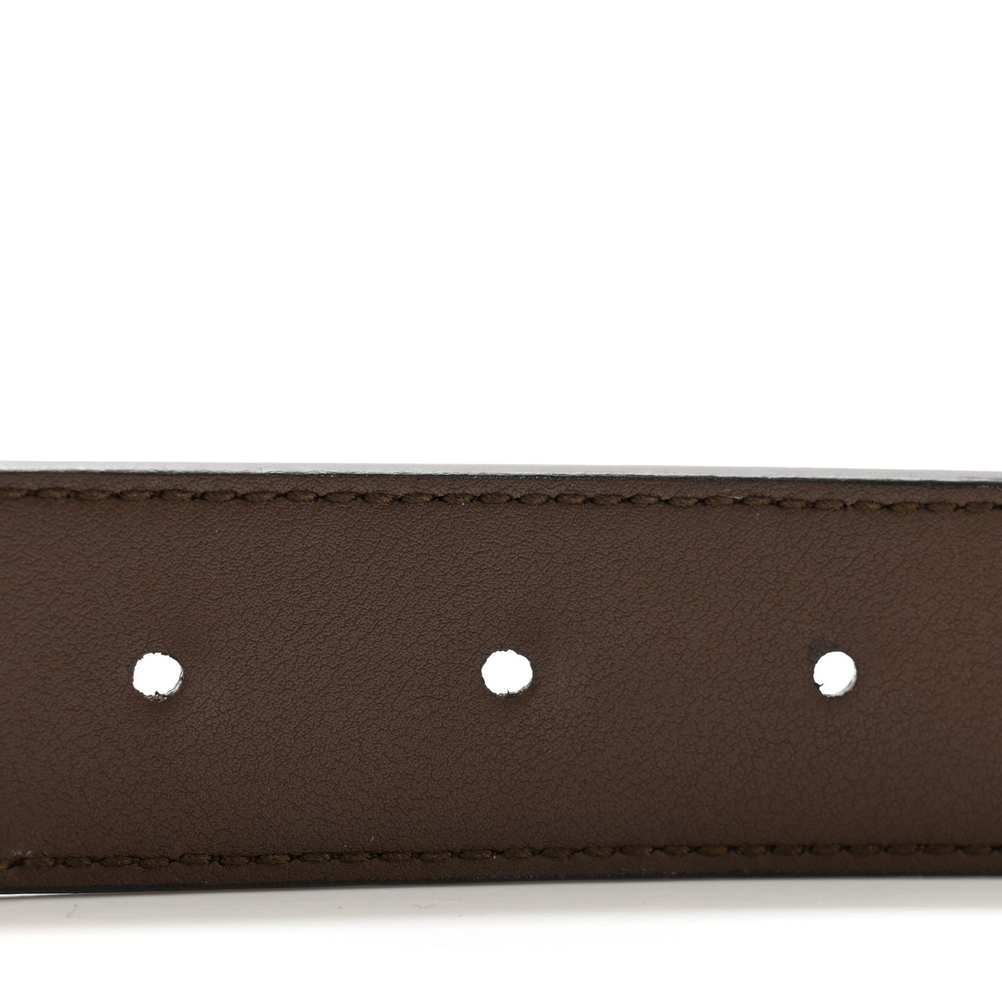 GG Supreme Monogram Matte Plutone Calfskin Double G 30mm Belt 85 34 Beige Ebony New Acero