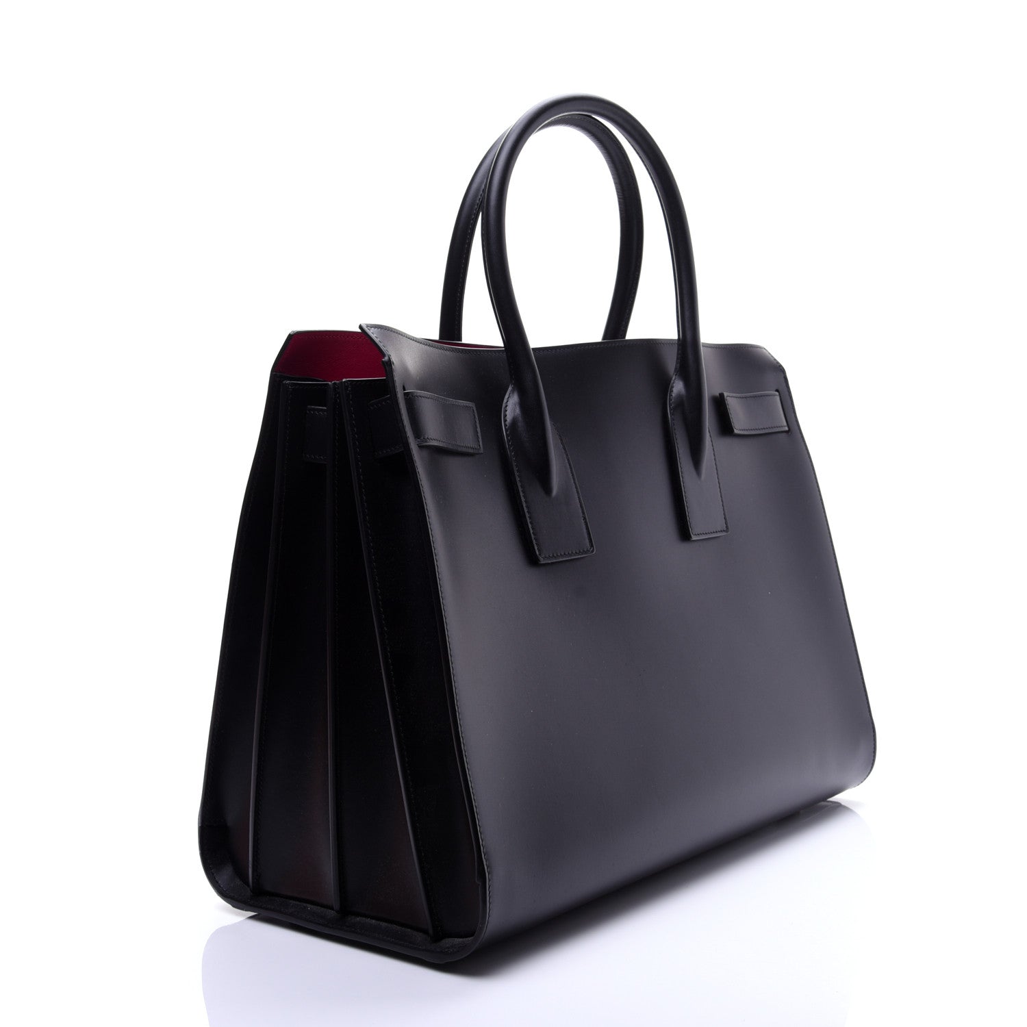 Saint Laurent Calfskin Large Sac De Jour Carryall Black 3 of 14