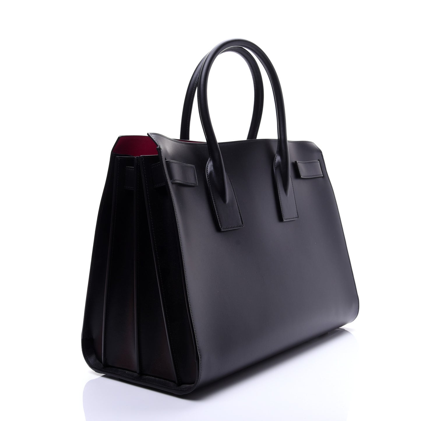 Calfskin Large Sac De Jour Carryall Black