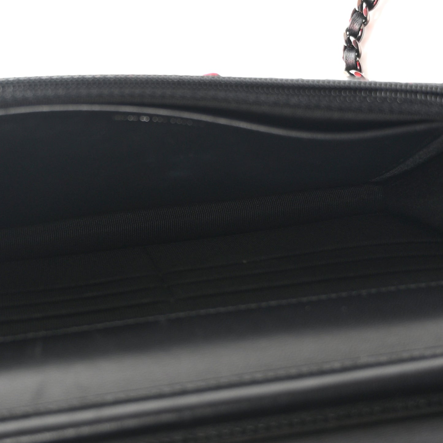 Snakeskin Wallet On Chain WOC Black Red