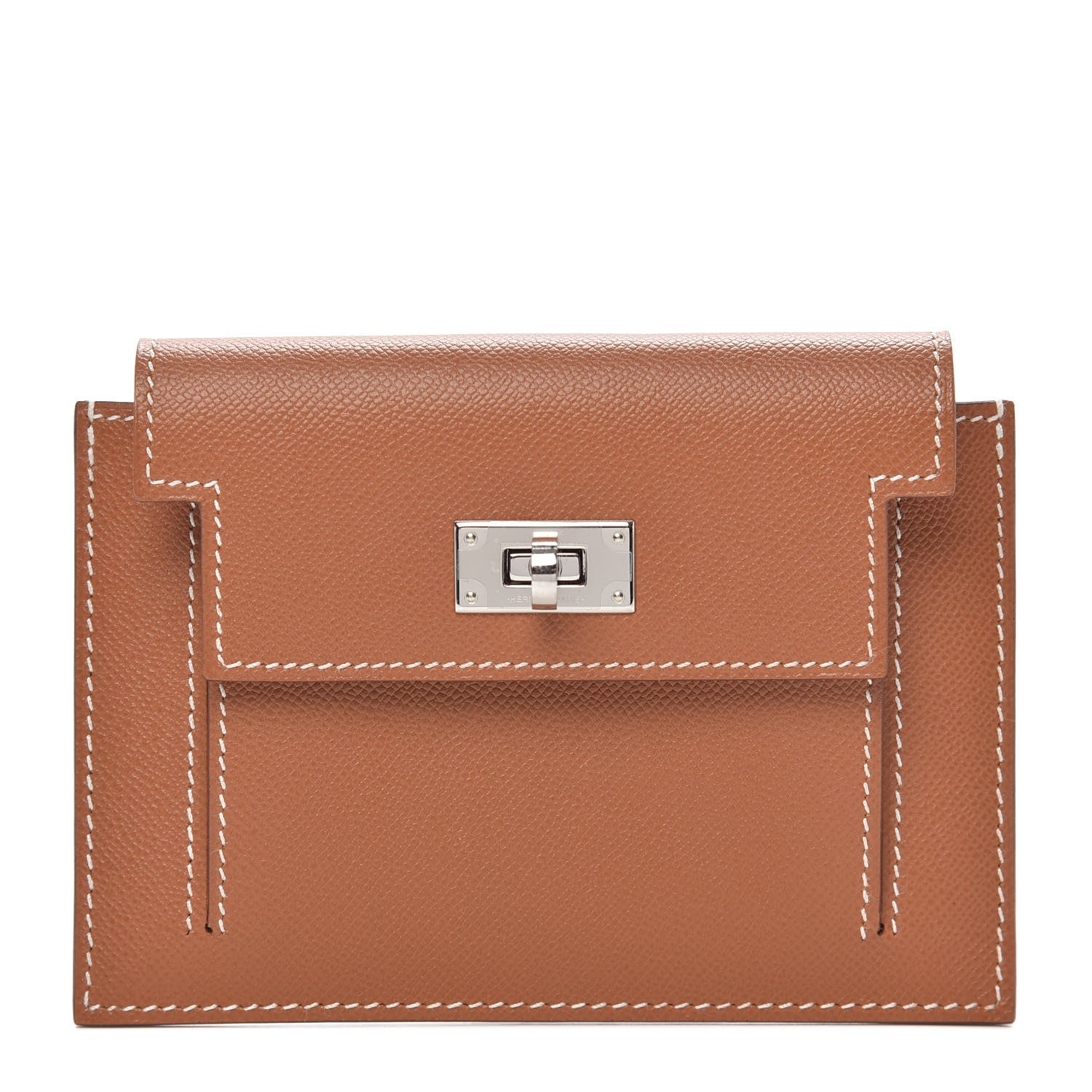 Hermes Epsom Kelly Pocket Compact Wallet Gold 1 of 6