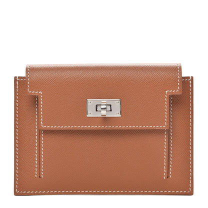 Hermes Epsom Kelly Pocket Compact Wallet Gold 1 of 6