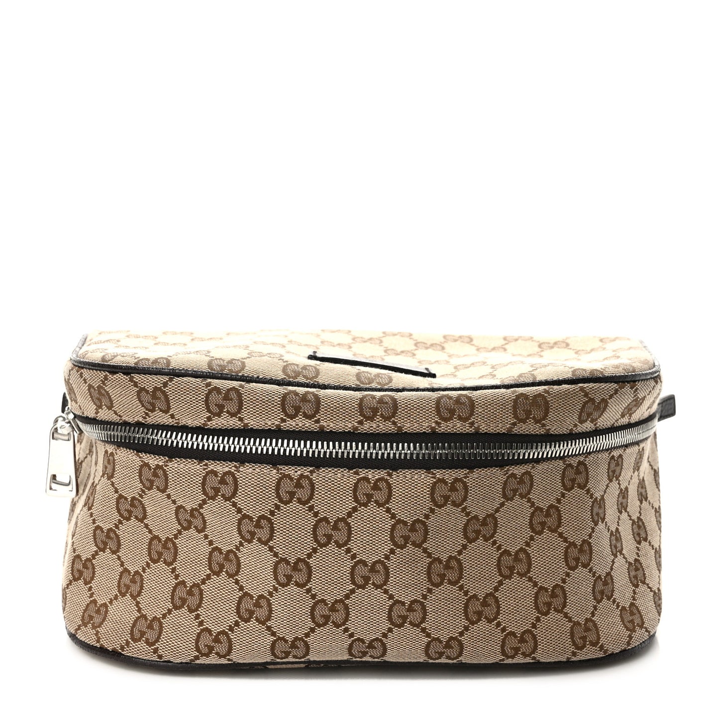 Monogram Dollar Calfskin Waist Pouch Beige Ebony Testa di Moro Marrone Scuro