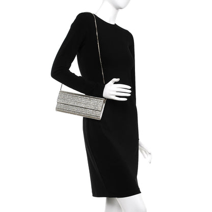 Jimmy Choo Acrylic Glitter Sweetie Clutch Champagne 2 of 11