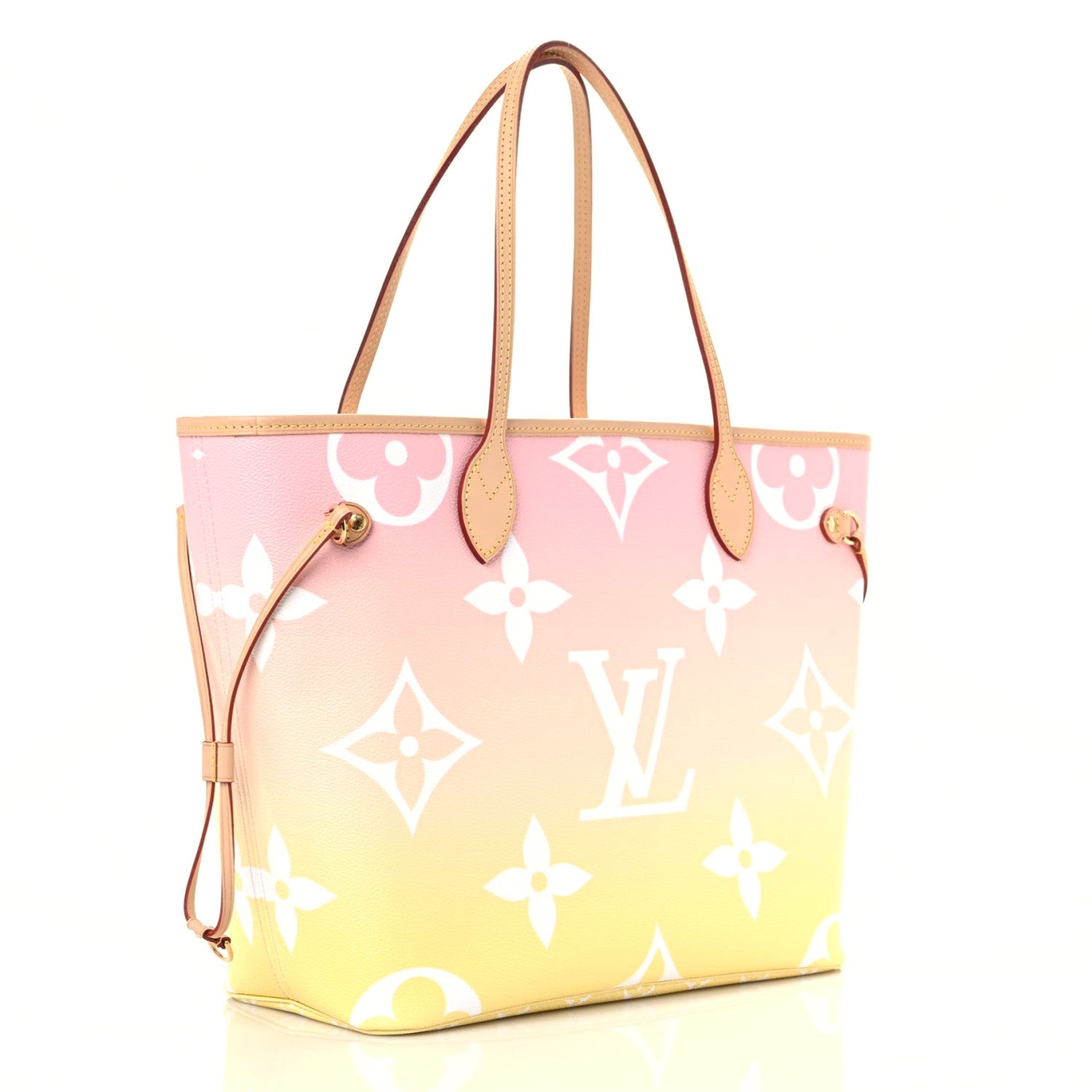 Louis Vuitton Monogram Giant By The Pool Neverfull MM Light Pink 3 of 10