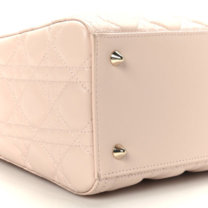 Christian Dior Lambskin Cannage Medium Lady Dior Light Pink 8 of 9