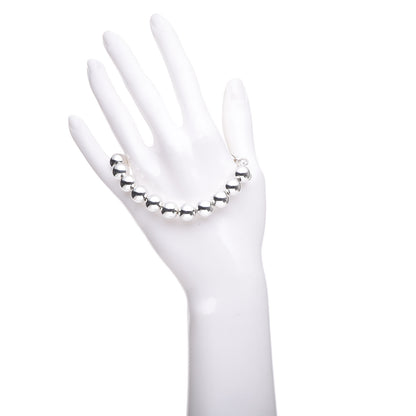 Tiffany Sterling Silver 10mm HardWear Ball Bracelet 2 of 6