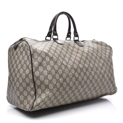 Gucci GG Plus Monogram Large Duffle Bag Dark Brown 2 of 12