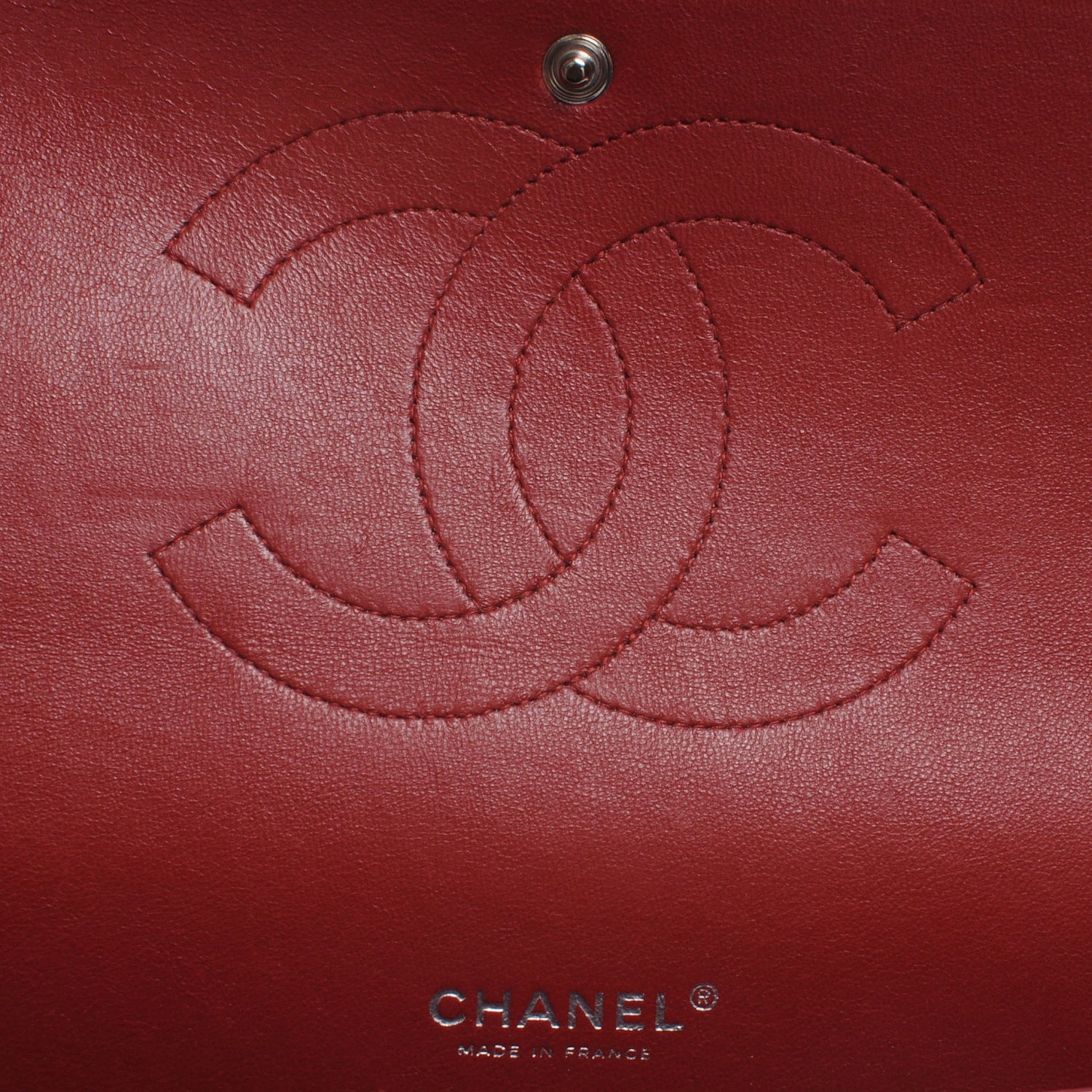 Chanel Caviar Quilted Maxi Double Flap Red 6 of 8
