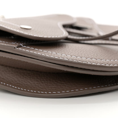 Christian Dior X KAWS Grained Calfskin Saddle Pouch Marron Multicolor 9 of 10