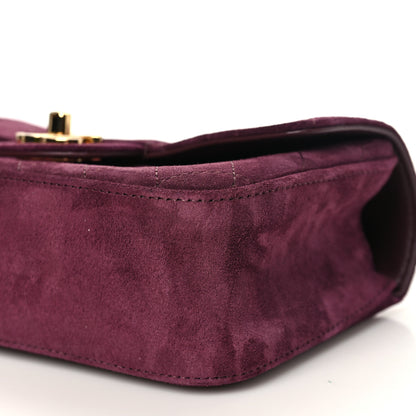 Chanel Suede Calfskin Mini Souplissimo Flap Burgundy 10 of 11