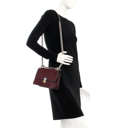 Fendi Vitello Liberty Studded Small Kan I Shoulder Bag Bordeaux Multicolor 2 of 7