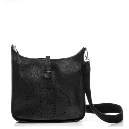 Hermes Taurillon Clemence Evelyne III GM Black 1 of 7
