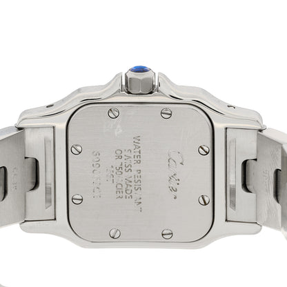 Cartier Stainless Steel 18K Yellow Gold 24mm Santos De Cartier Galbee Quartz Watch 4 of 4