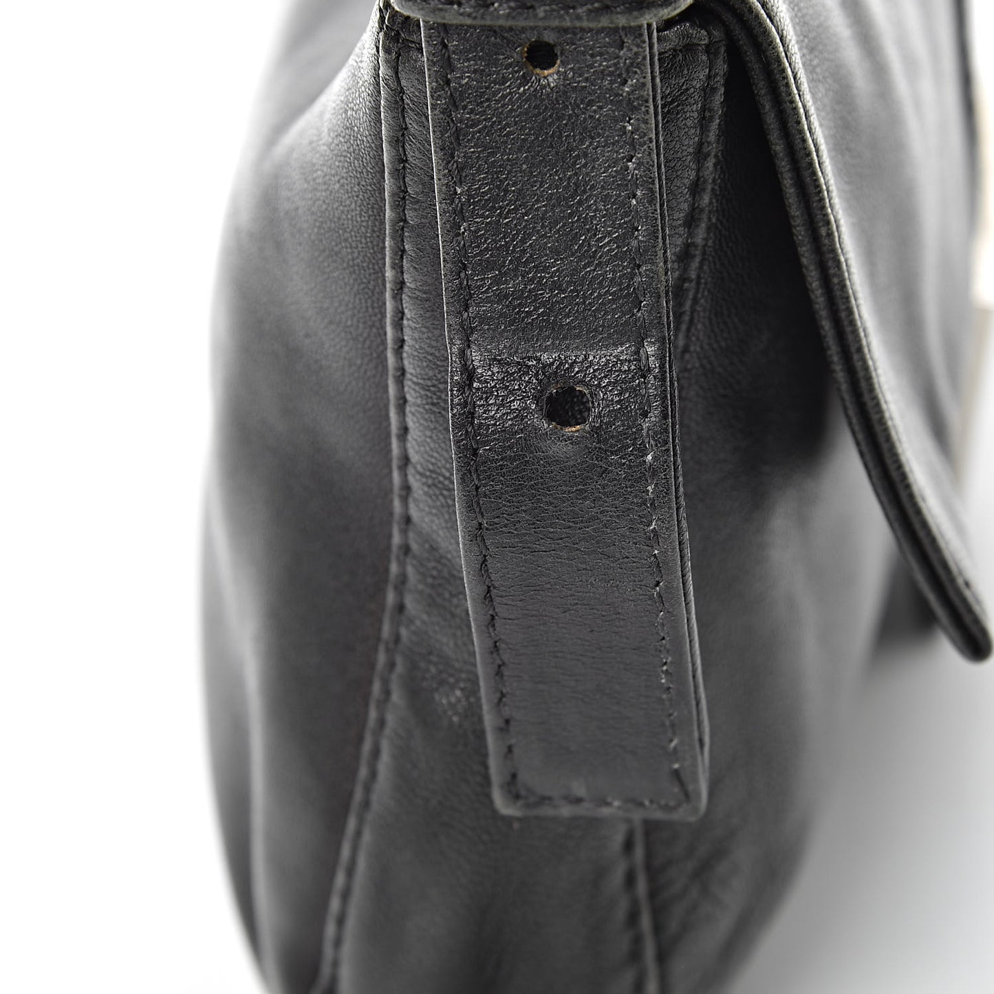 Calfskin Baguette Black
