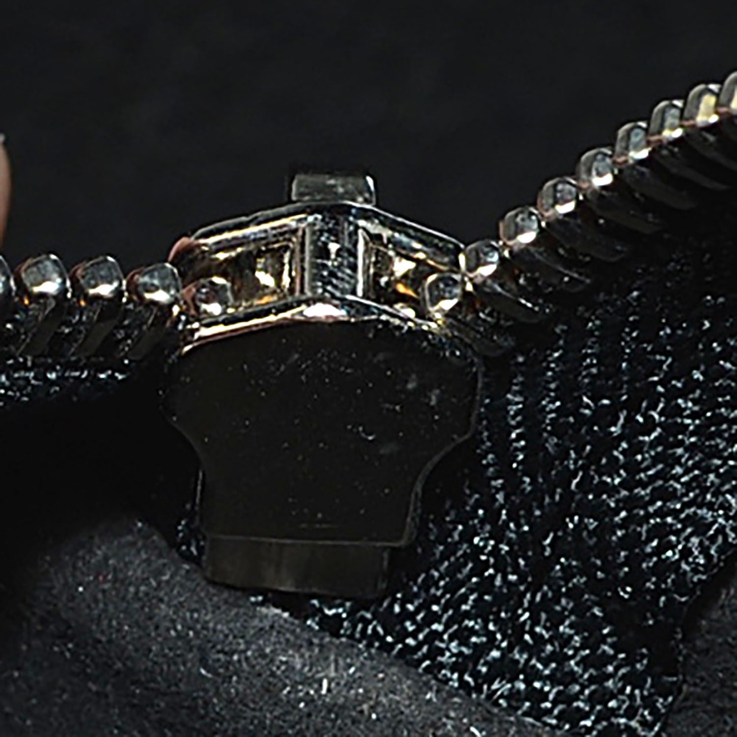 Givenchy Calfskin Crocodile Embossed Easy Tote Black 8 of 9