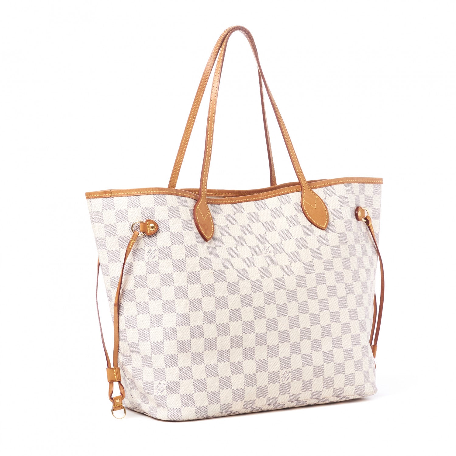 Louis Vuitton Damier Azur Neverfull MM 2 of 9