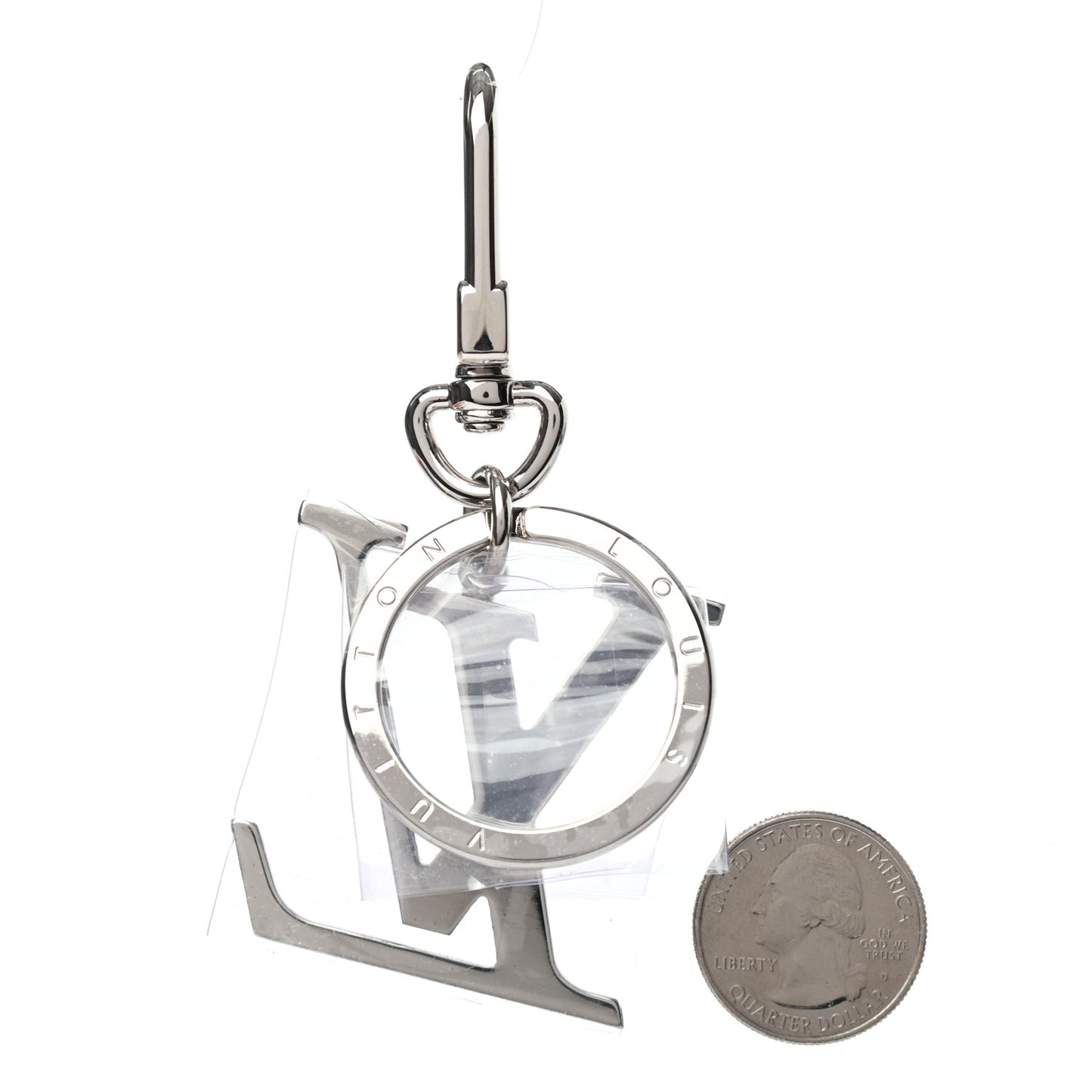 LV Gradient Bag Charm and Key Holder Blue