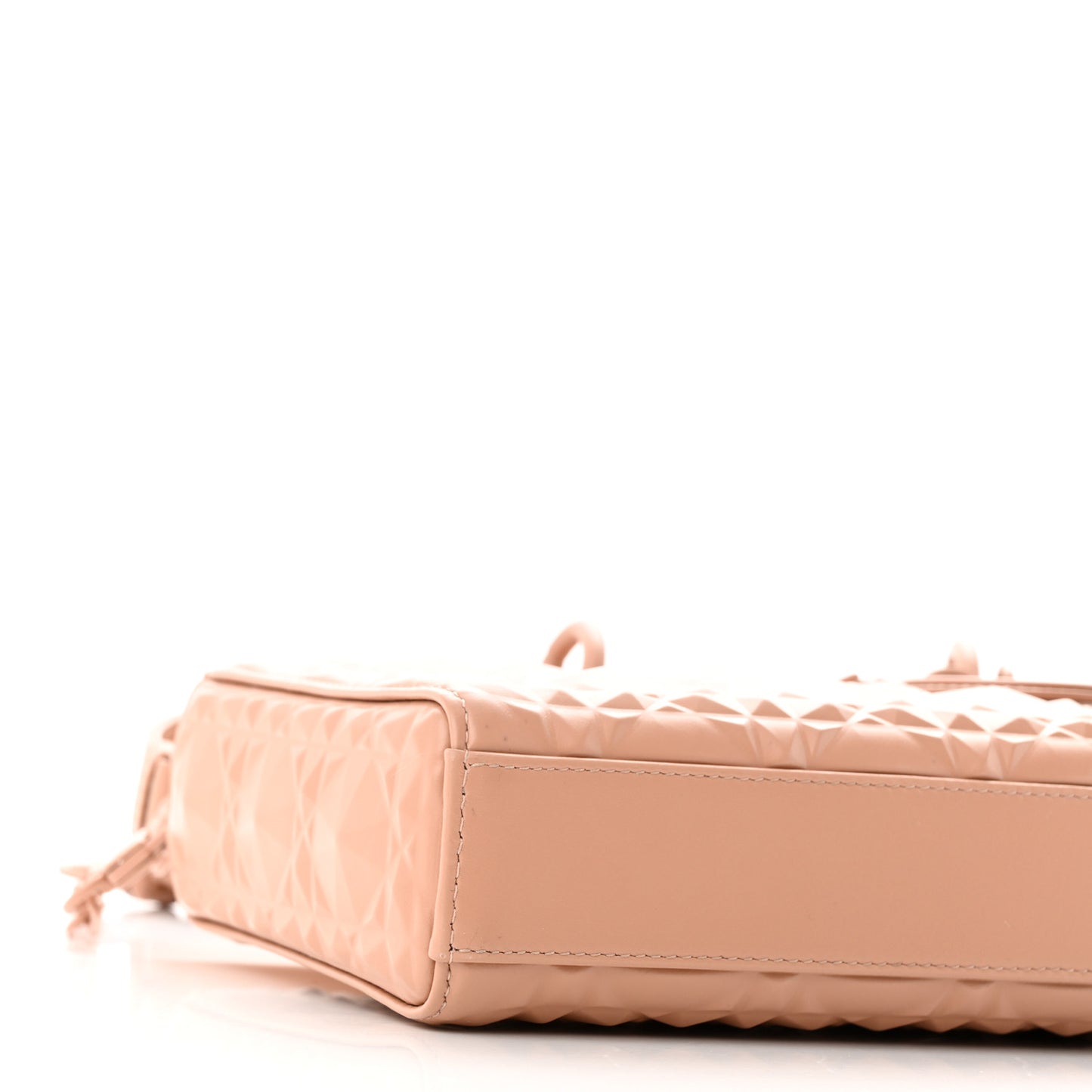 Calfskin Cannage Diamond Medium Lady D-Joy Rose Des Vents