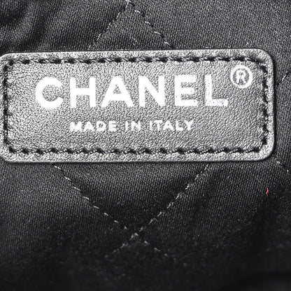 Chanel Metallic Shaded Calfskin Quilted Chanel 22 Black Silver 7 of 11