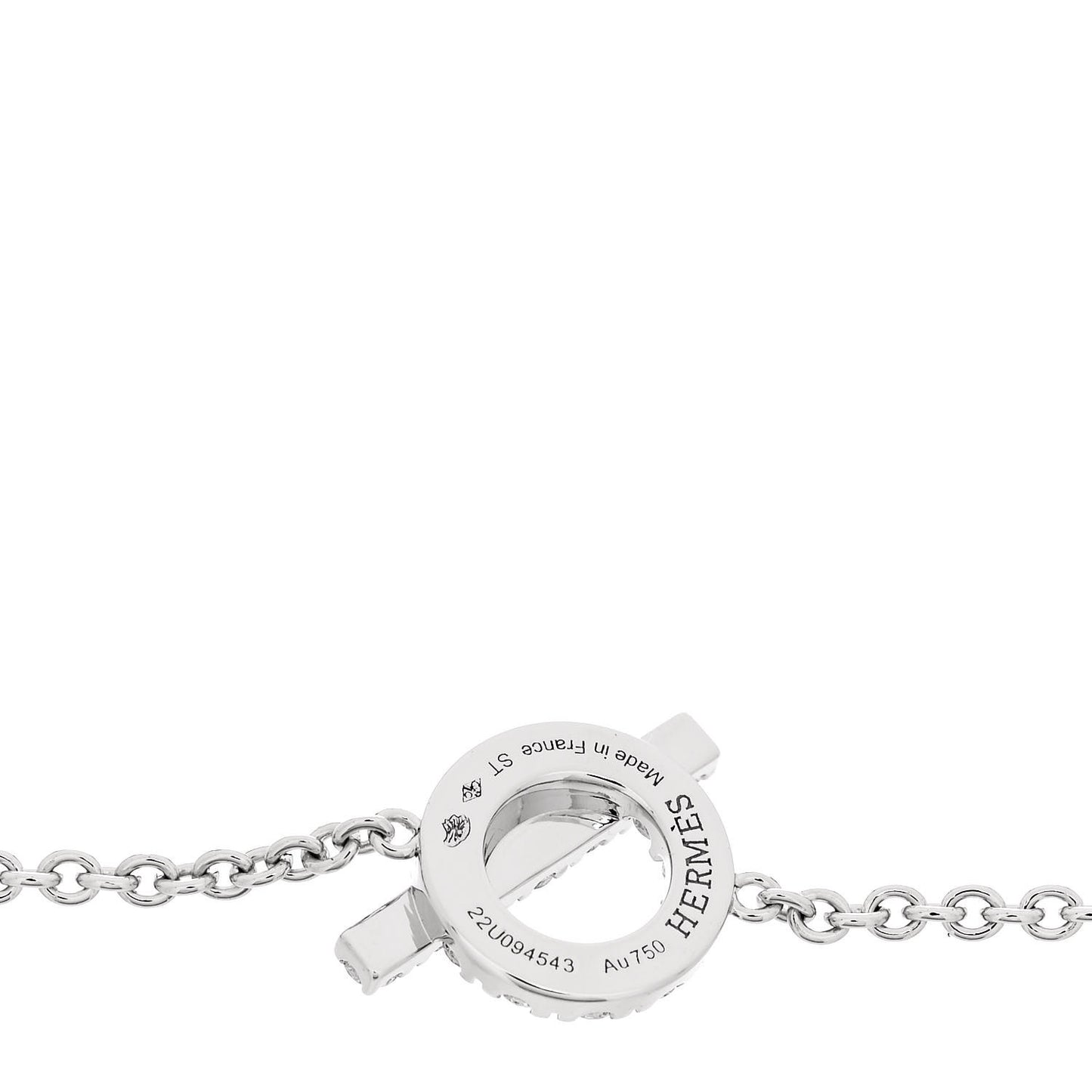 18K White Gold Diamond Finesse Bracelet ST