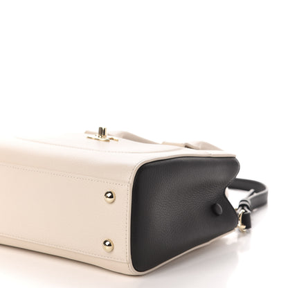 Chanel Grained Calfskin Mini Bi-Color Neo Executive Shopper Tote Beige Black 10 of 11