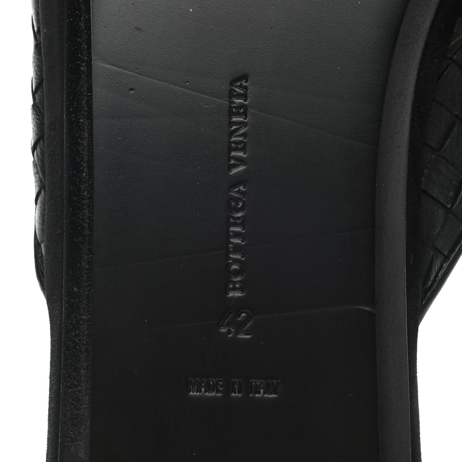 Bottega Veneta Nappa Intrecciato Womens Slipper Mules 42 Black 6 of 7