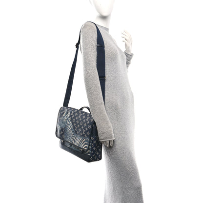 Louis Vuitton Savane Monogram Zebra Chapman Messenger GM Encre 2 of 9