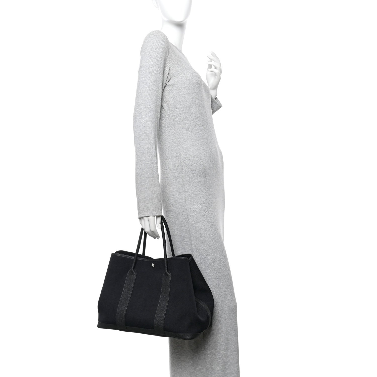 Hermes Toile Negonda Garden Party Tote 36 MM Black 4 of 34