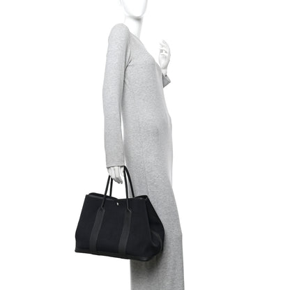 Hermes Toile Negonda Garden Party Tote 36 MM Black 4 of 34