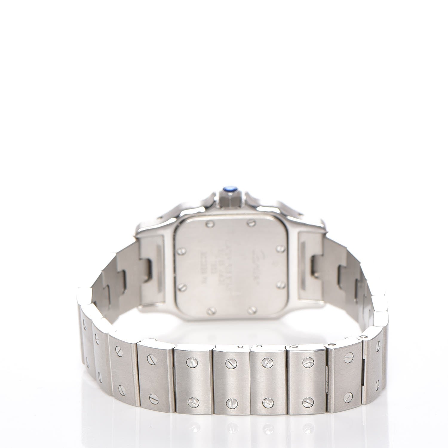 Cartier Stainless Steel 24mm Santos de Galbee Quartz Watch 4 of 8