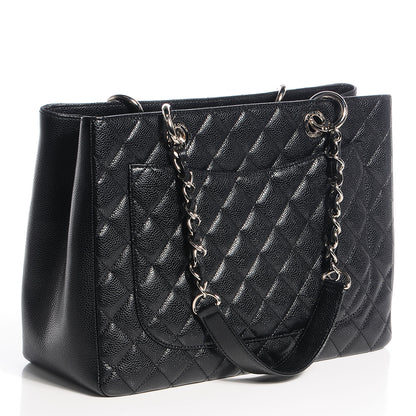 Chanel Caviar Grand Shopping Tote GST Black 3 of 7