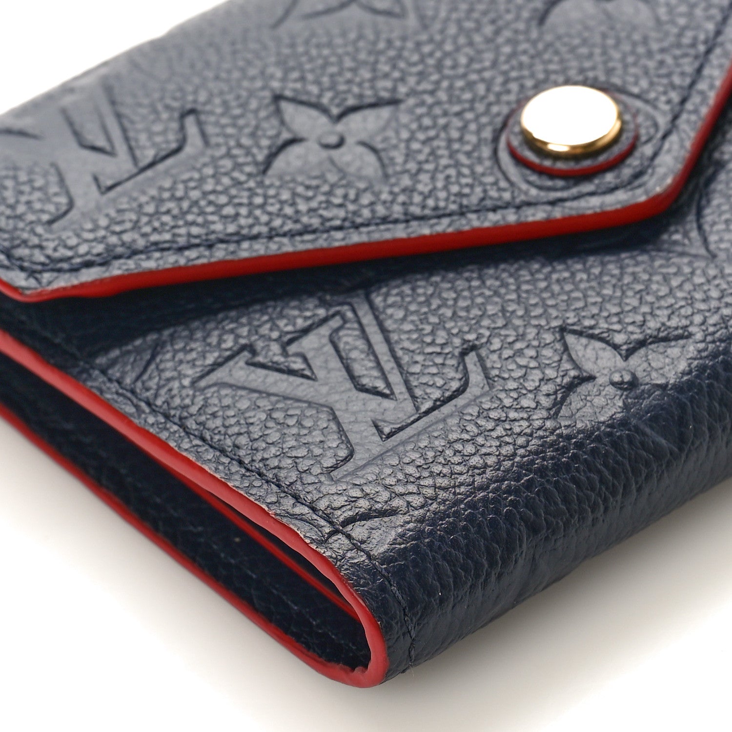 Louis Vuitton Empreinte Victorine Wallet Marine Rouge 7 of 8