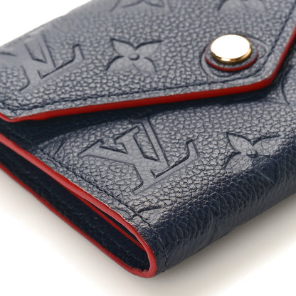 Louis Vuitton Empreinte Victorine Wallet Marine Rouge 7 of 8