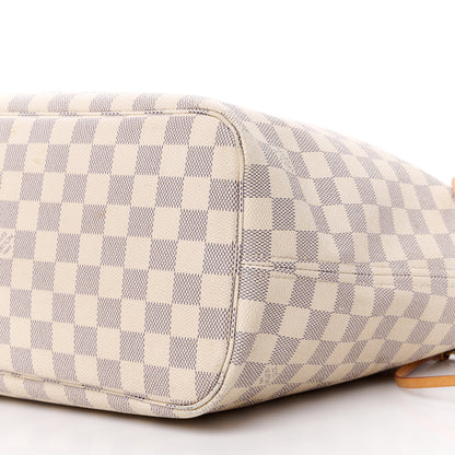 Louis Vuitton Damier Azur Neo Neverfull MM Rose Ballerine 9 of 15