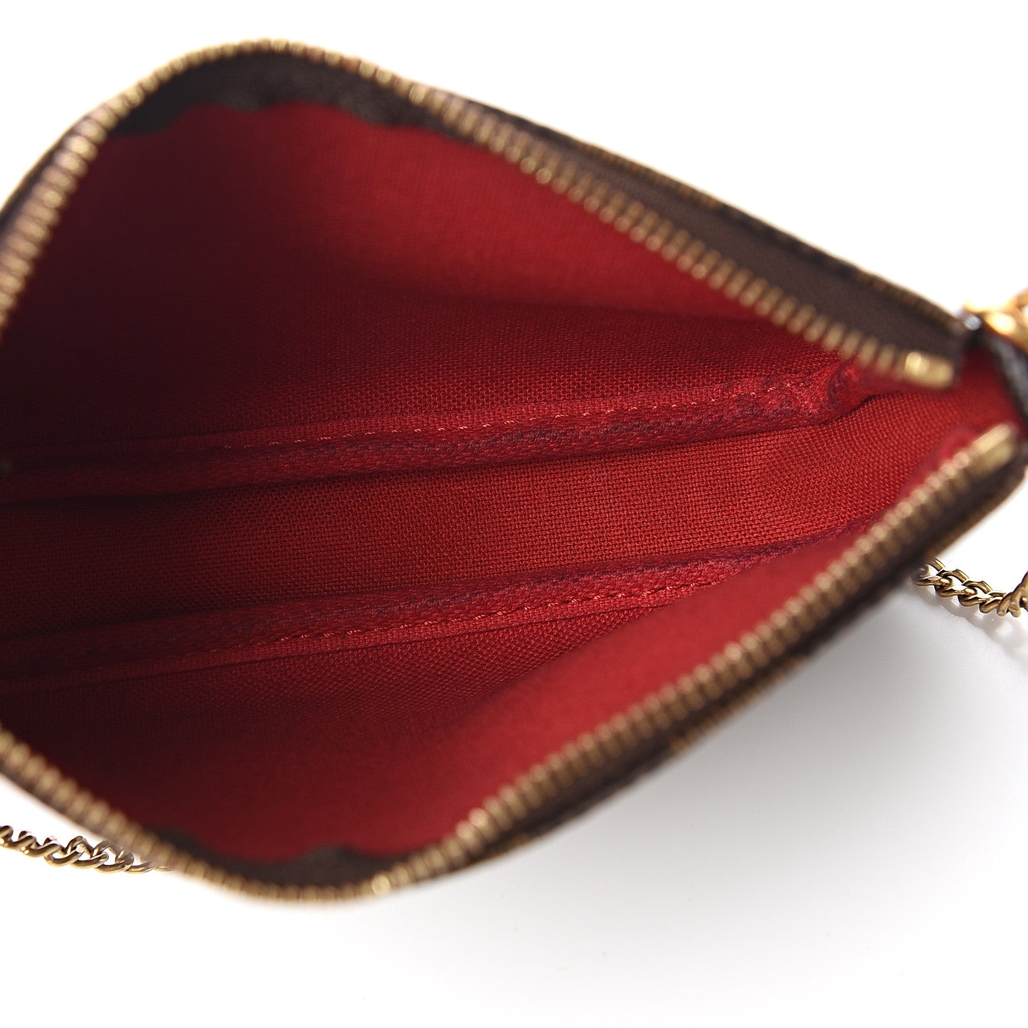 Louis Vuitton Damier Ebene Mini Pochette Accessories 4 of 8