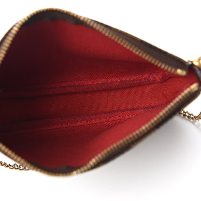 Louis Vuitton Damier Ebene Mini Pochette Accessories 4 of 8