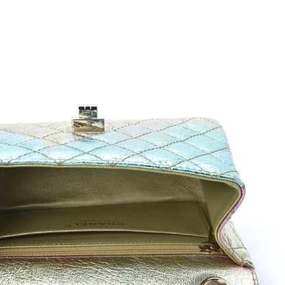 Chanel Metallic Goatskin Quilted Mini 2.55 Reissue Flap Multicolor 4 of 10