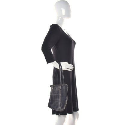 Fendi Zucchino Roll Tote Black 2 of 14