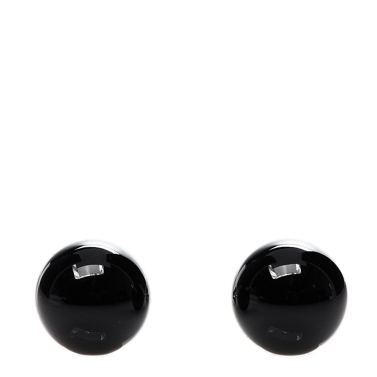 Sterling Silver Black Onyx 10mm Ziegfeld Earrings
