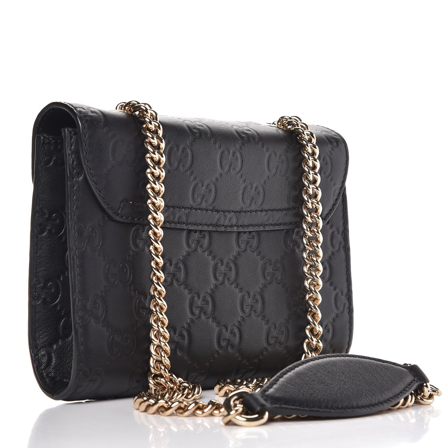 Gucci Guccissima Mini Emily Shoulder Bag Black 3 of 8