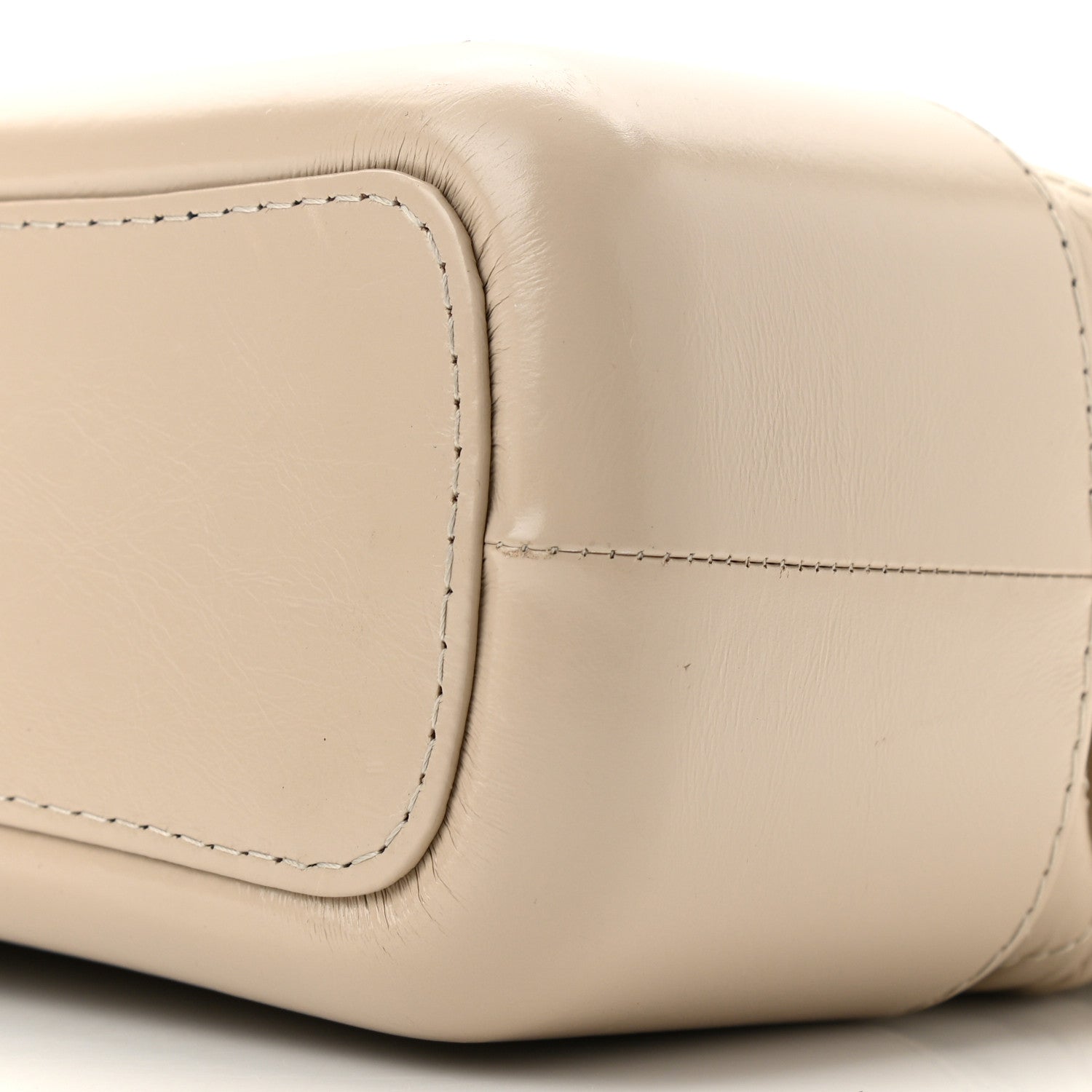 Chanel Aged Calfskin Quilted Medium Gabrielle Hobo Beige 10 of 13
